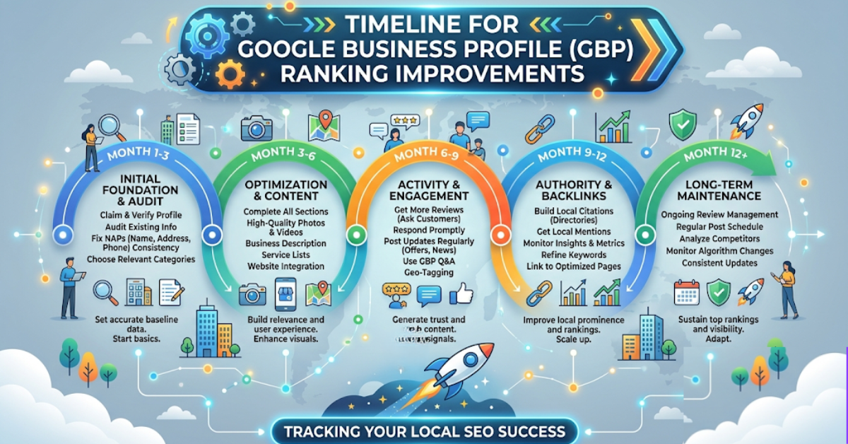 Google Business Profile Ranking Improvement Timeline After Optimization